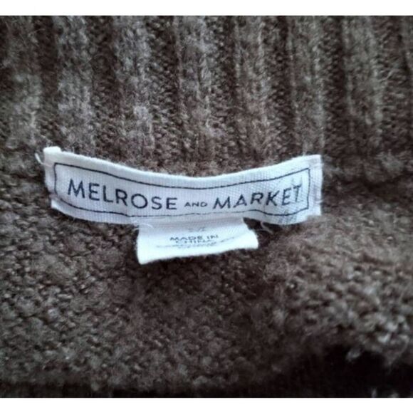 MELROSE & MARKET ARMY GREEN SWEATER SZ.M EUC - Picture 4 of 6